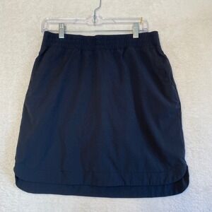 Duluth Trading Co Skirt Shorts Black Size 10 Polyester Spandex Athletic Casual